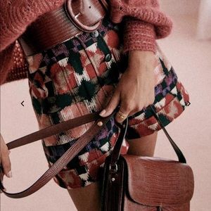 Sezane Marco Shorts Jacquard Ethnique US4/FR36 NWT